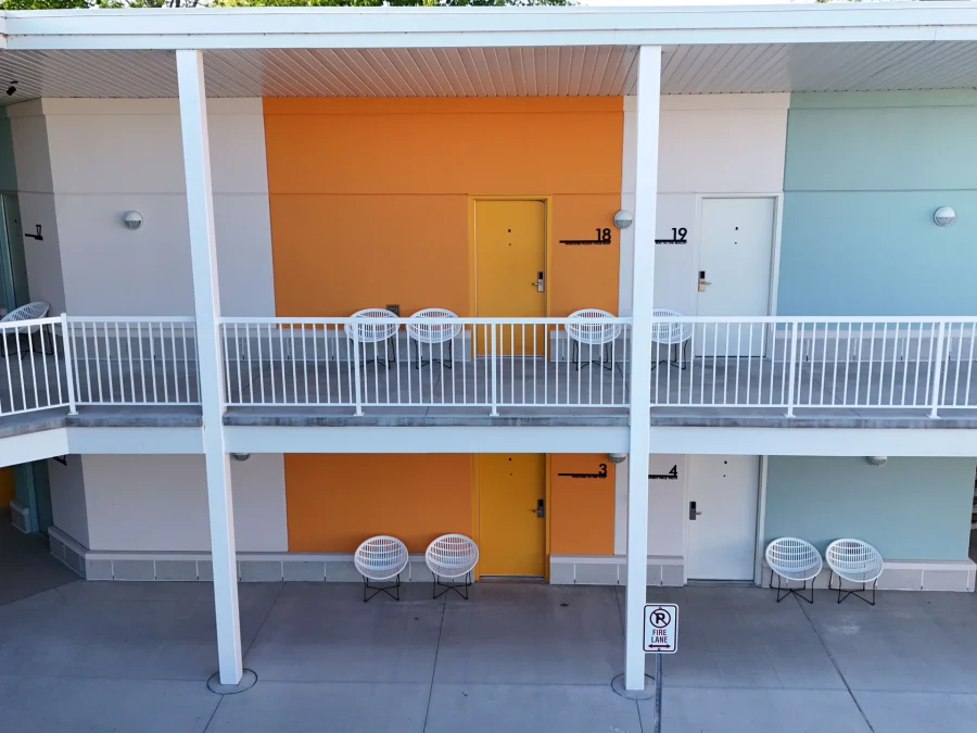 Grove Motor Lodge Motel DJI Image 2